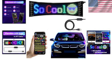 Load image into Gallery viewer, Flexible LED Message Display Board with Bluetooth - 19"x5" for Custom Designs