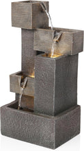 Load image into Gallery viewer, Durable 19" LED Illuminated Water Fountain – Perfect for Indoor &amp; Outdoor Use