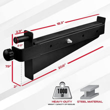 Load image into Gallery viewer, Barbell Holders for Heavy Lifts - 1000 lbs Capacity Spotter Arms for Power Racks