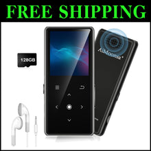 Load image into Gallery viewer, Portable 128GB MP3 Player with Bluetooth 5.2 &amp; Built-in HD Speaker – Great Gift!