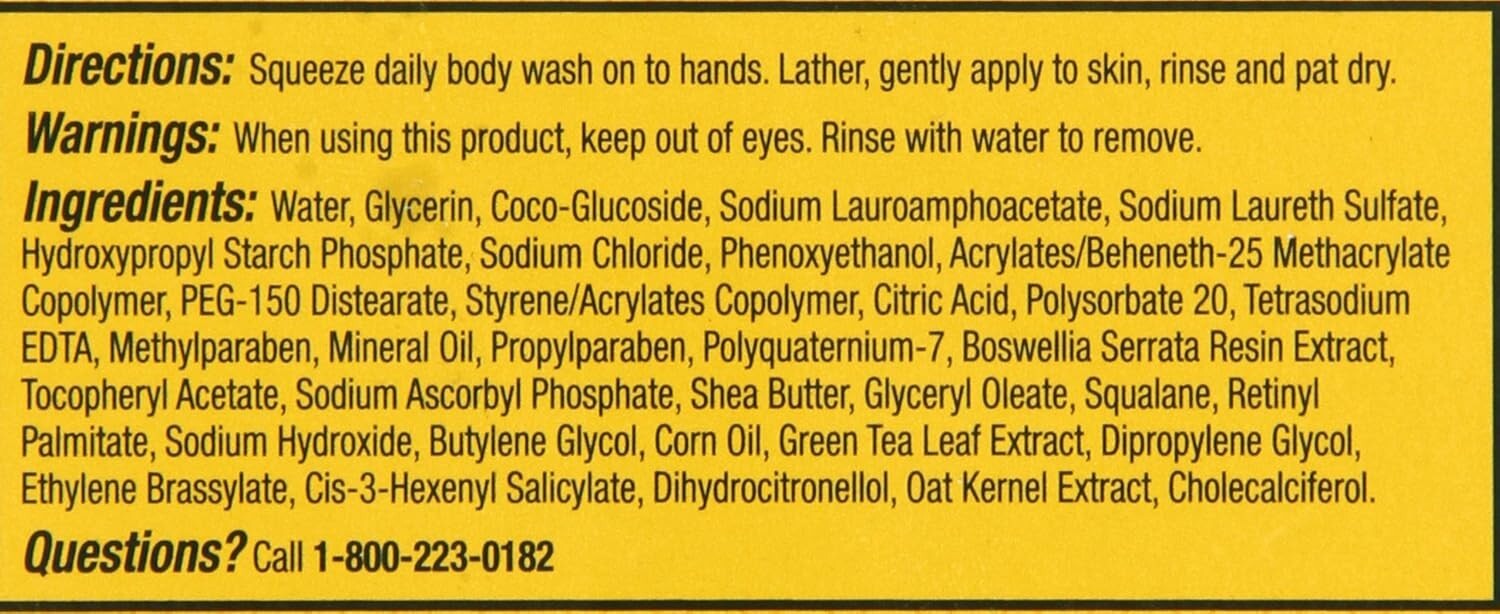 Essentials Moisture Body Wash - 10 Oz Non-Irritating Formula for Dry Skin Relief