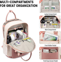 Load image into Gallery viewer, Stylish Water-Resistant Laptop Backpack with USB Port for Women - 15.6 Inch