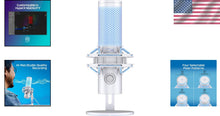 Load image into Gallery viewer, HyperX Quadcast 2 Frost – Bluetooth Podcast Microphone with One-Touch Recording