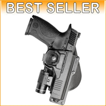 Load image into Gallery viewer, Dark Grey Right-Handed OWB Holster for Glock 17, 22 &amp; S&amp;W - Quick Draw Fit