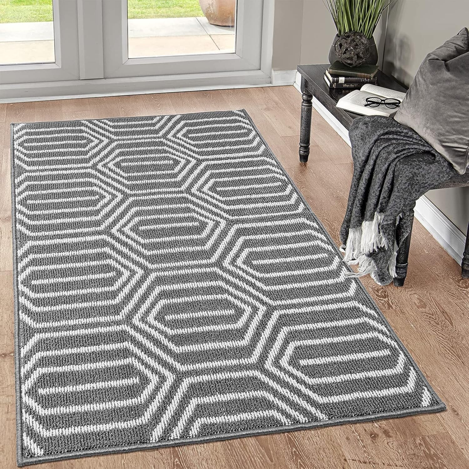 Durable Machine Washable 36"x59" Entrance Mat - Perfect for High Traffic Areas