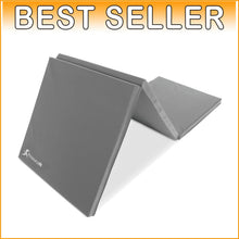 Load image into Gallery viewer, Thick 6x2 Grey Exercise Mat with Joint Protection - Ideal for All Fitness Levels