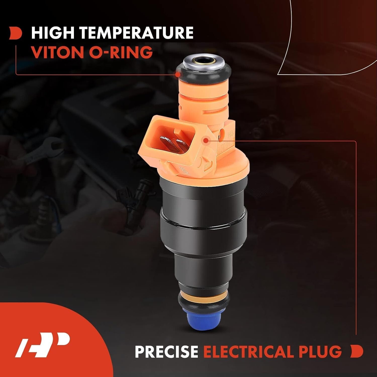 Set of 8 Fuel Injectors for Ford, Lincoln, Mercury - V8 Models Compatibility