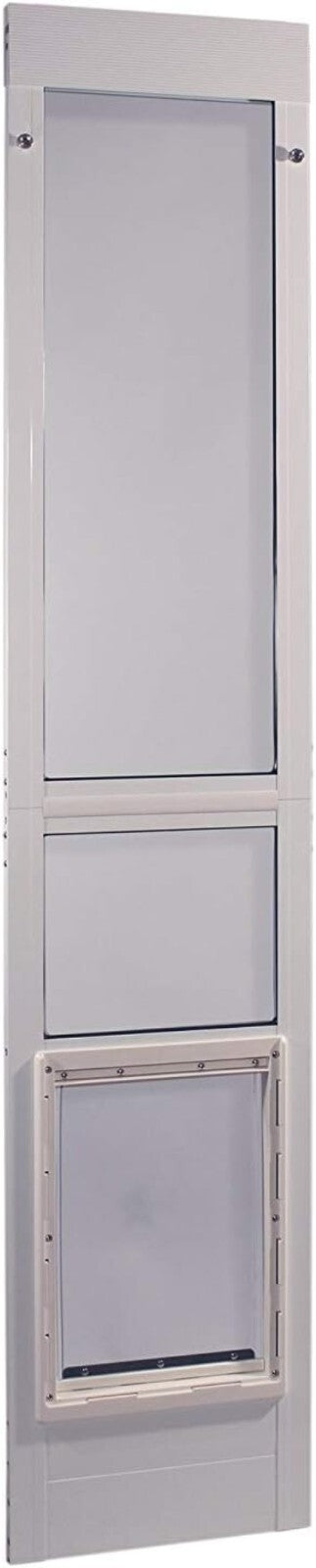 Elegant Modular Aluminum Pet Patio Door with Flexible Flap for Large Breeds