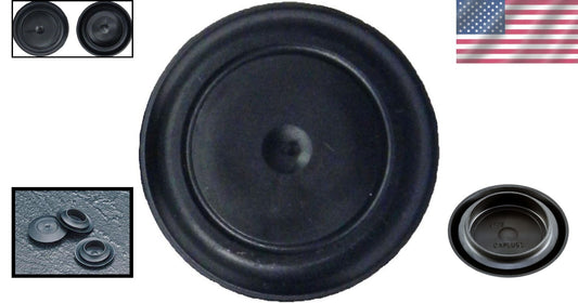 Durable 1" Black Rubber Plugs - 100 Count for Flush Mount Holes - Made in USA
