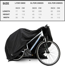Load image into Gallery viewer, Secure and Portable Bike Cover for 1-3 Bikes - Heavy-Duty Ripstop Material
