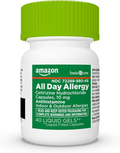 Load image into Gallery viewer, Gluten-Free All-Day Allergy Relief - Liquid Gel Capsules 40 Count, 10 mg Each