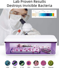 Load image into Gallery viewer, Modern UV Sanitizer Box – Keep Phones &amp; Jewelry Germ-Free with Auto-Off Safety