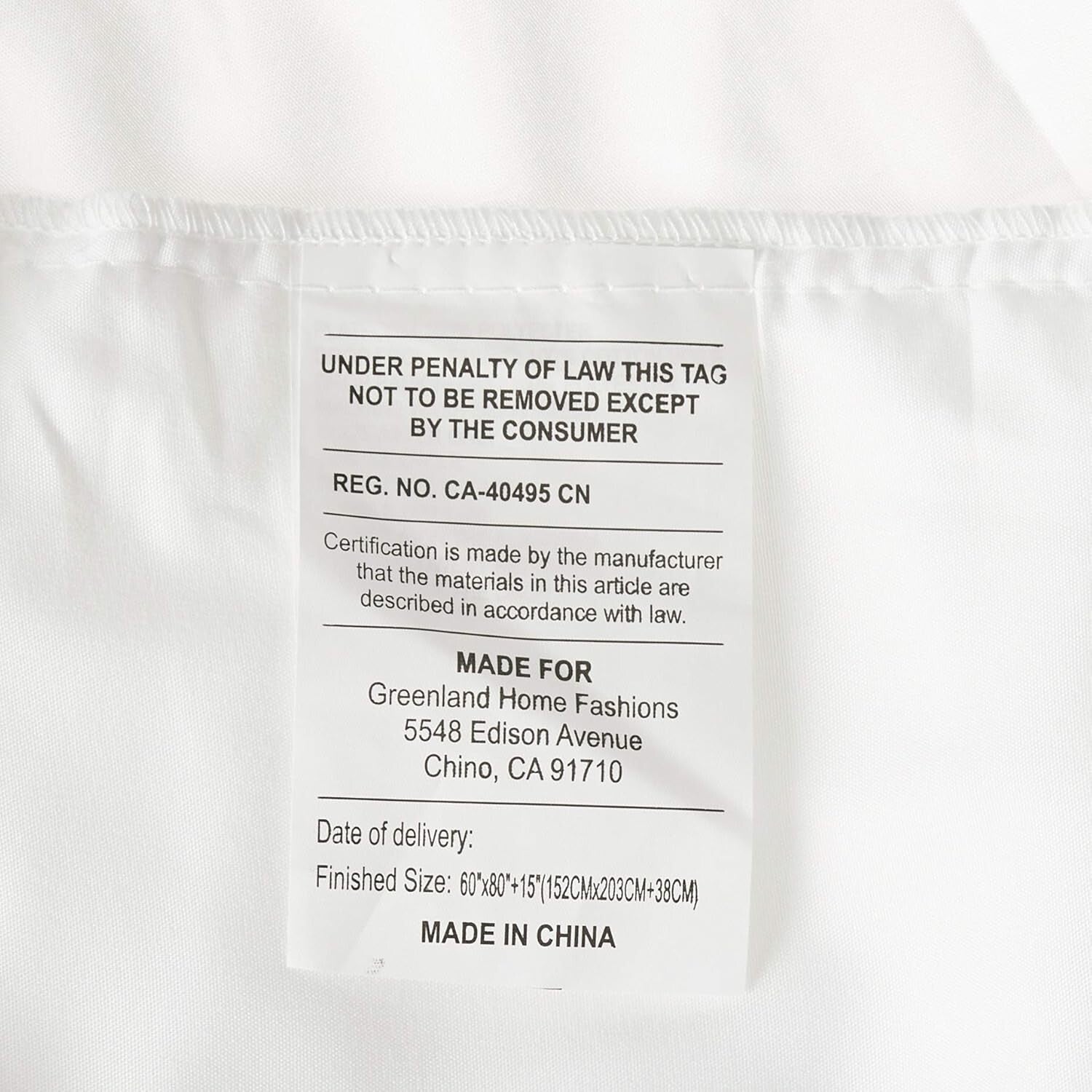 Gathered White Cotton Voile Dust Ruffle with Versatile Split Corners - 15" Drop