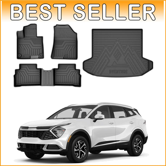 Easy Install TPE Cargo Liner and Floor Mat Set for 2023-2025 Kia Sportage