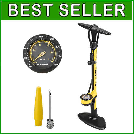 Durable JoeBlow Bike Pump - Ergonomic Floor Pump for Accurate Inflation