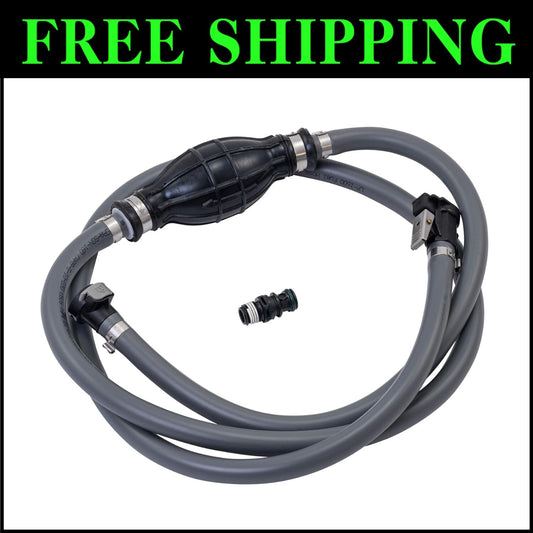 6-Foot Marine Boat Fuel Line Kit with Sprayless Connector – Mercury Compatible