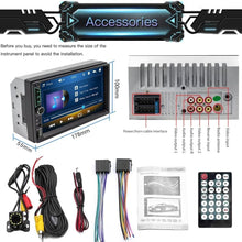 Load image into Gallery viewer, Premium 7-Inch Car Stereo with Bluetooth Hands-Free, Backup Camera Functionality