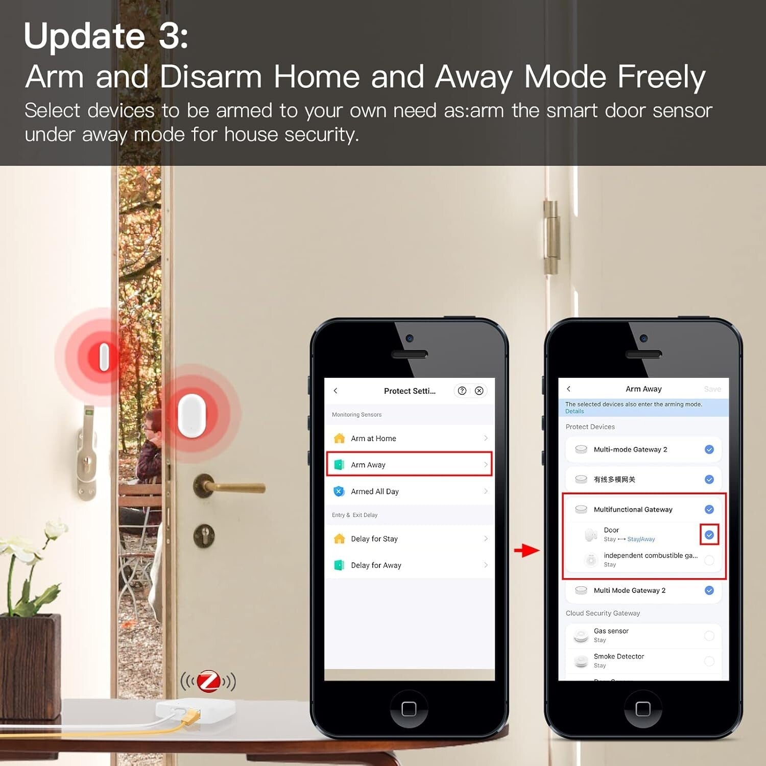 Compact ZigBee 3.0 & Bluetooth Smart Hub with Alarm Features for Home Automation
