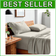 Load image into Gallery viewer, Luxury King Sheet Set - 1800 Ultra-Soft Microfiber, Deep Pockets, Fog Color