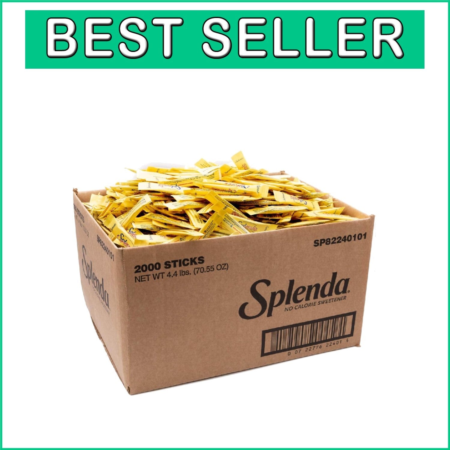 2000 Count Sugar Alternative Stick Packets - Perfect for Coffee & Baking