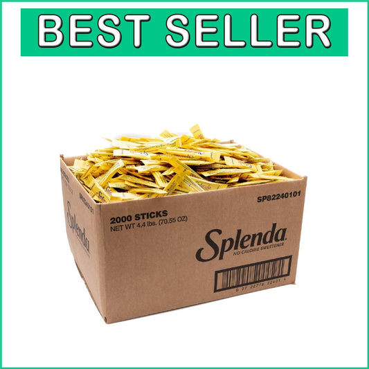 2000 Count Sugar Alternative Stick Packets - Perfect for Coffee & Baking