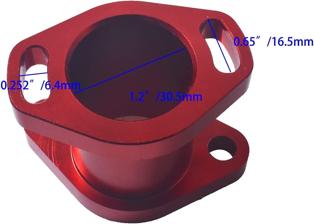 30mm Carburetor Intake Pipe Kit for Predator 301cc 420cc Mini Bikes & Go-Karts