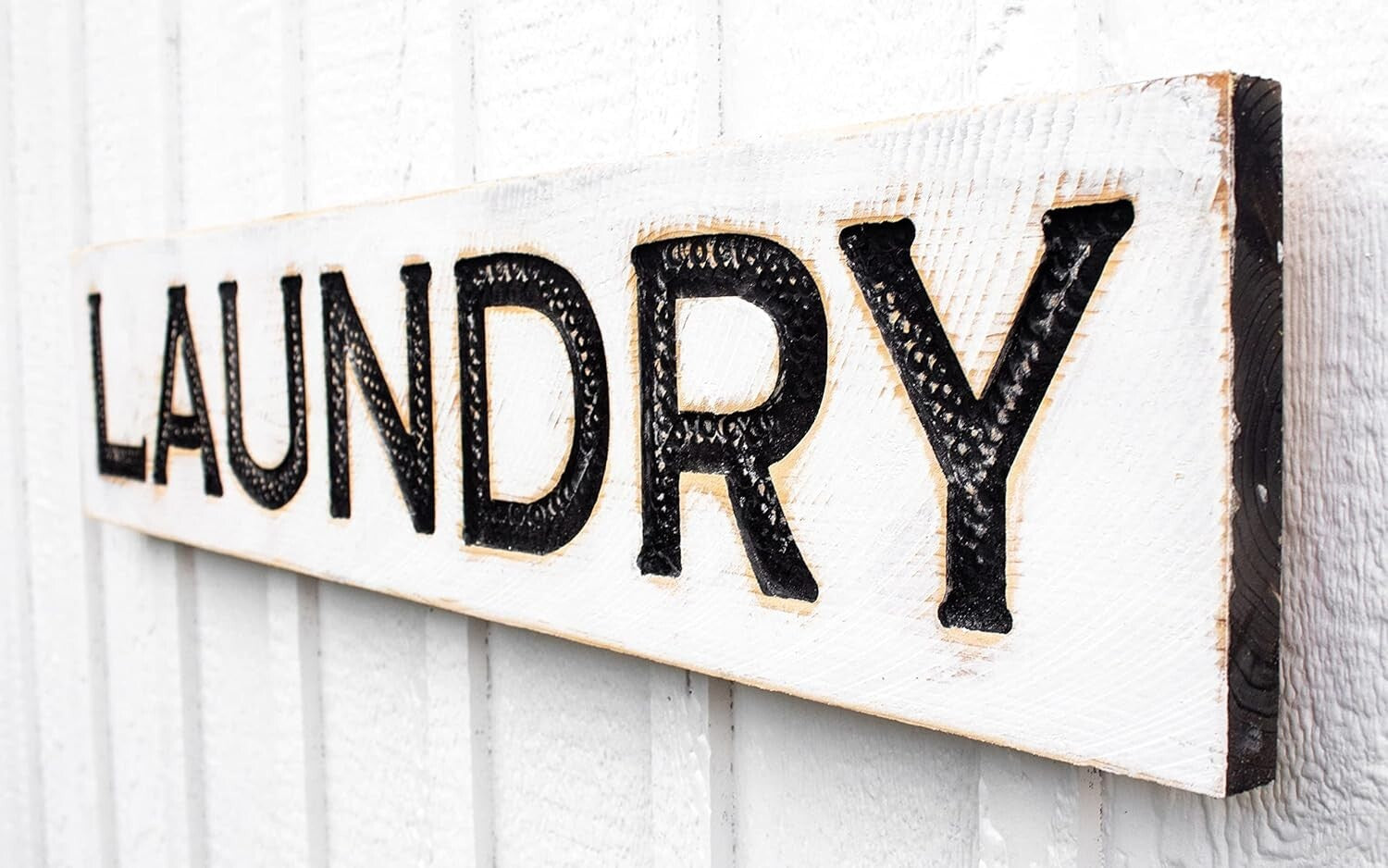 Charming Large 40"x8" LAUNDRY Sign - Handmade Rustic Wood Decor for Any Home