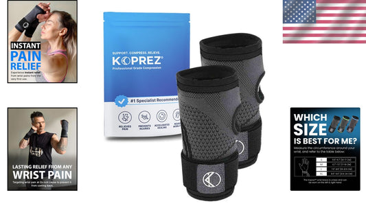 Adjustable Wrist Brace for Carpal Tunnel - Breathable & Pain-Relieving Design