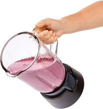 Load image into Gallery viewer, Versatile Boost Blender: 4 Speeds, Ice Crushing Power &amp; 48oz Glass Jar, Black