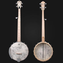 Load image into Gallery viewer, Full-Size 5-String Maple Banjo Kit with Remo Head &amp; Accessories for All Levels