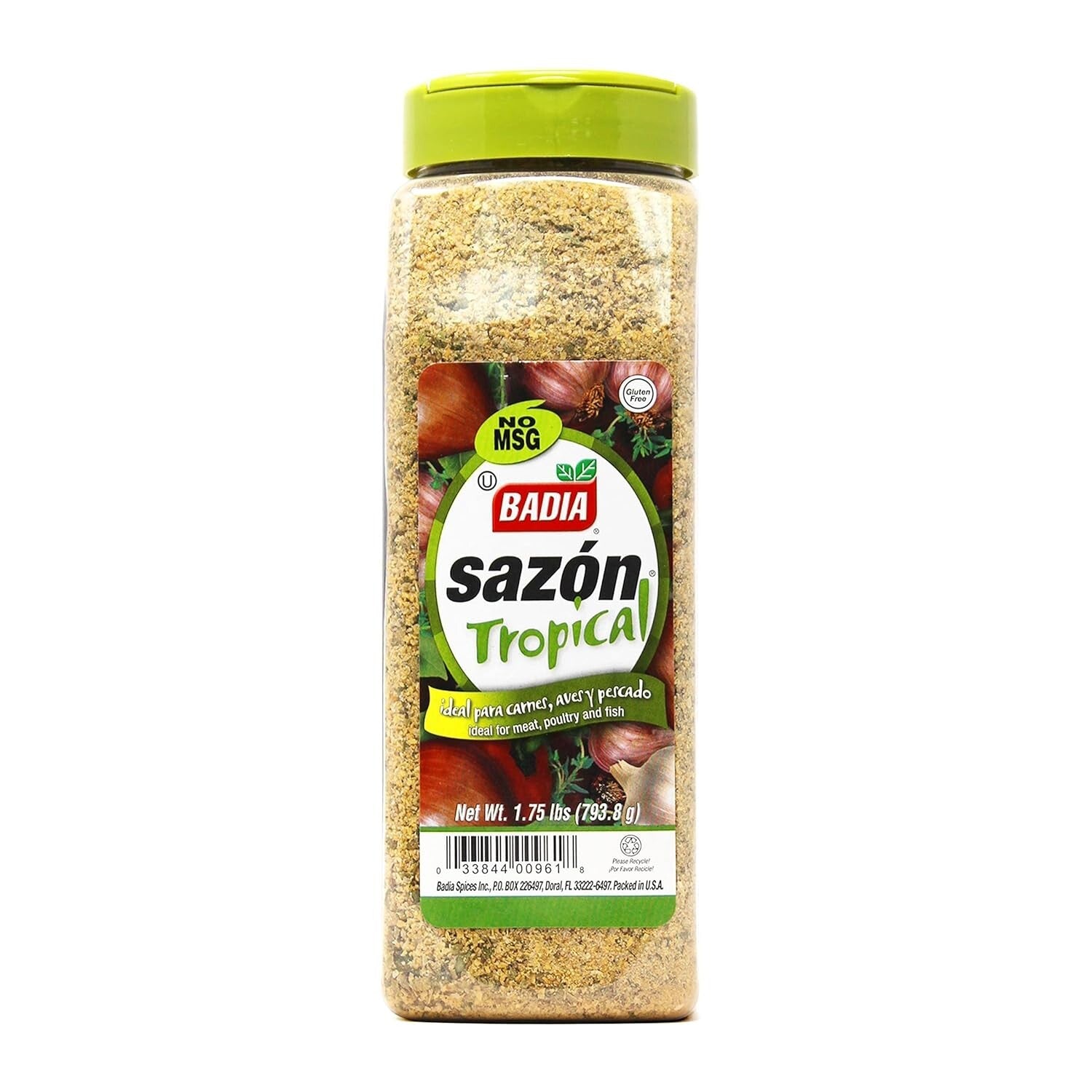 1.75 lb Pack of 6 Sazon Tropical - Kosher Seasoning for Flavorful Cooking