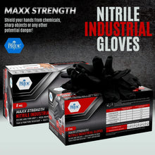 Load image into Gallery viewer, Maxx Strength Heavy-Duty Nitrile Gloves - 8 Mil Thick, Touchscreen Compatible