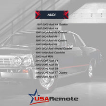 Load image into Gallery viewer, Complete VW Key Fob Set - Two Button Keyless Entry Remote for 1998-2001 Models