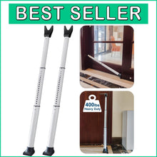 Load image into Gallery viewer, Two 46-Inch Adjustable Door Lock Bars - Effortless Security for Home &amp; Travel