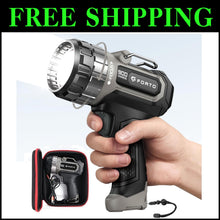 Load image into Gallery viewer, Lightweight Handheld Spotlight with Adjustable Focus &amp; Long-Lasting Battery Life