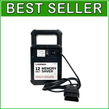 Load image into Gallery viewer, Compact 12V Memory Saver and Built-In Charger for Vehicle Maintenance - Black