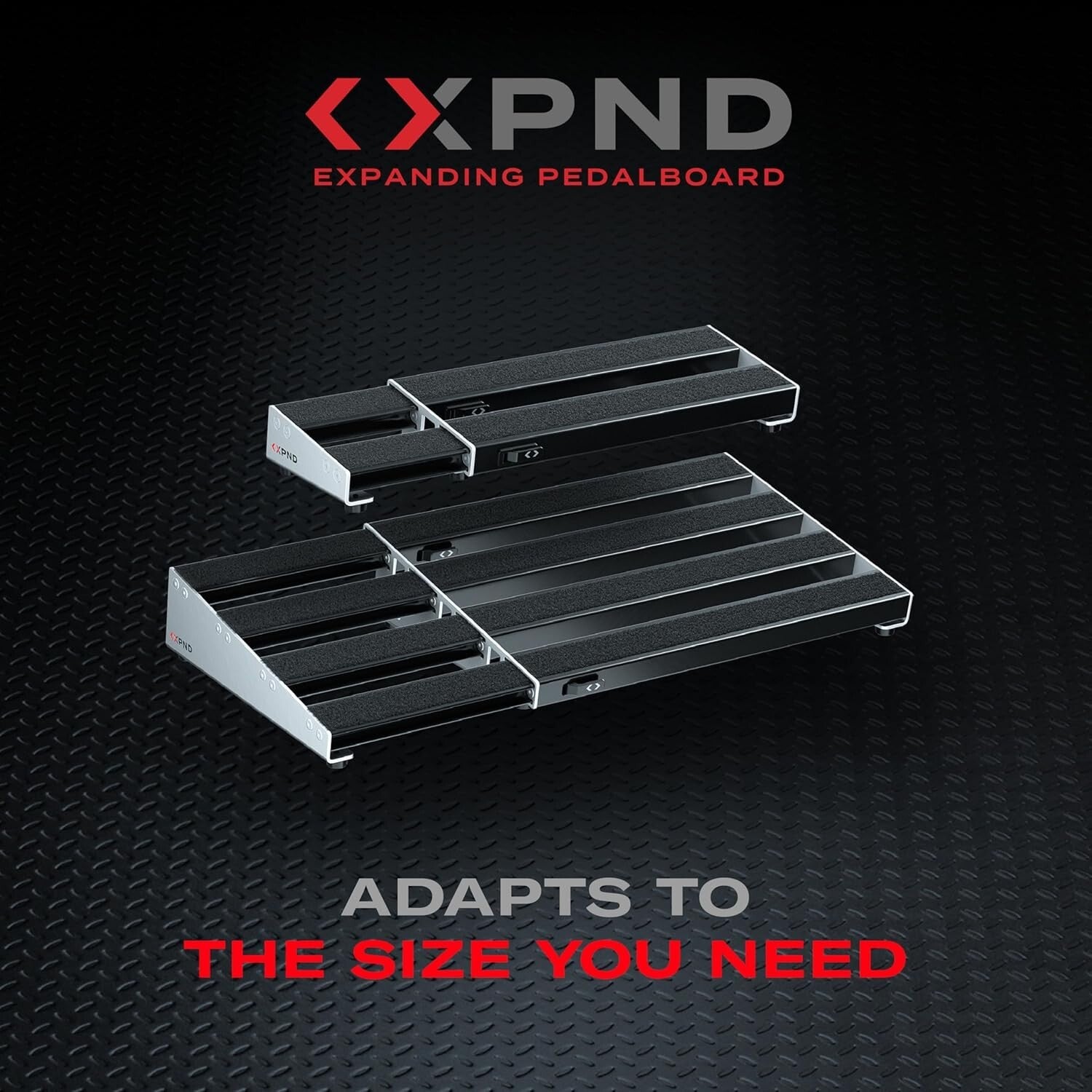 Lightweight XPND Guitar Pedalboard - Telescoping & Durable for Touring