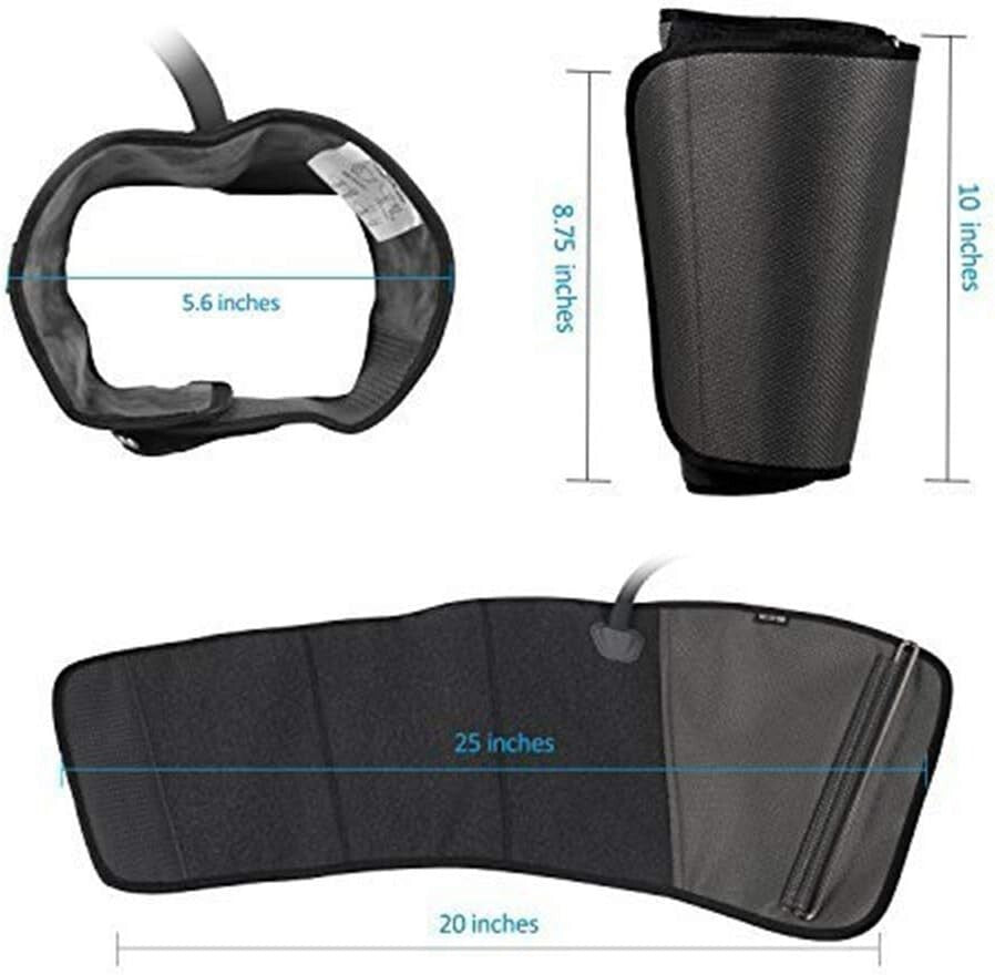 Air Compression Leg Massager for Circulation - Relief for RLS and Edema