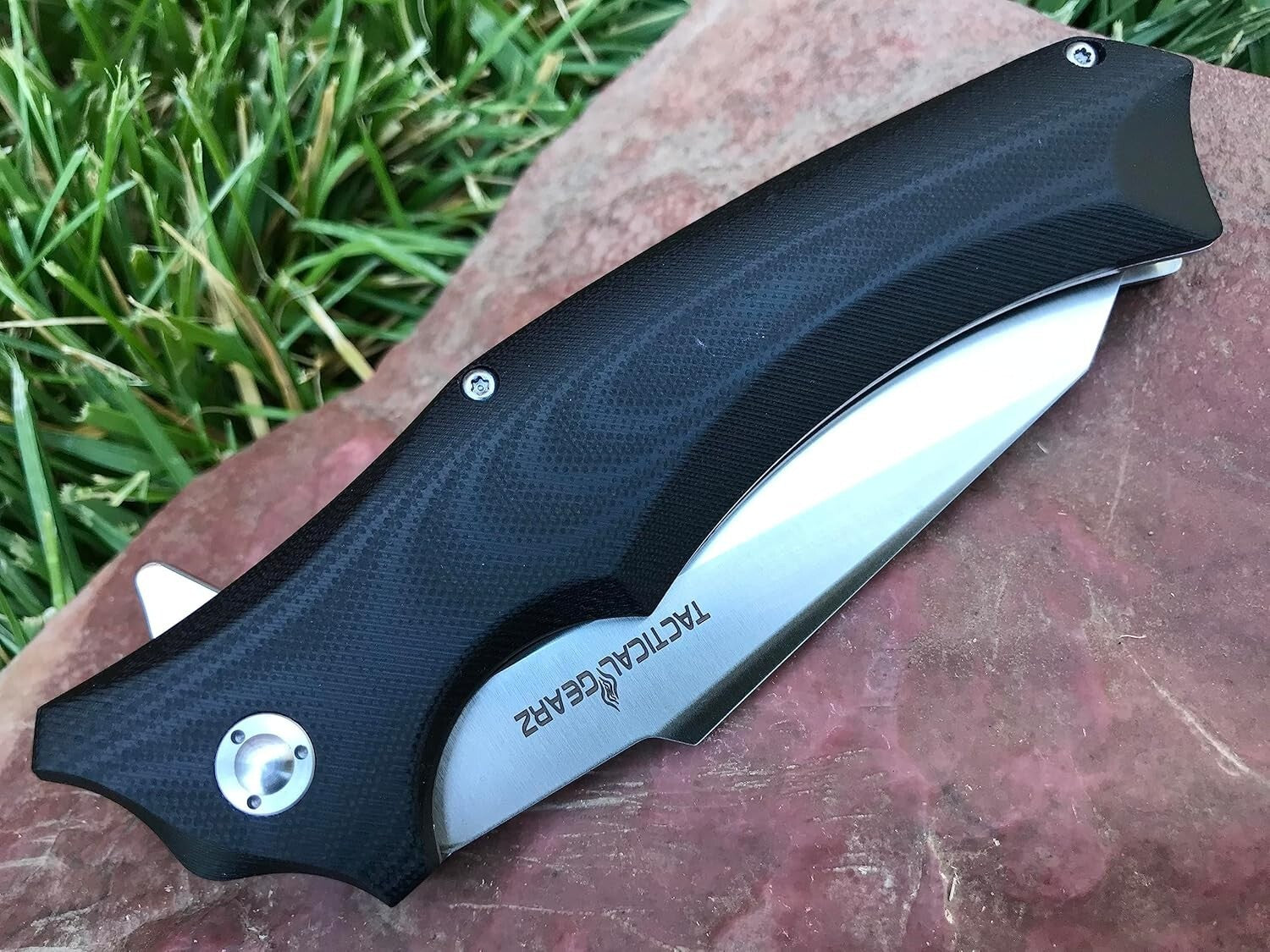 High-Performance G10 Folding Knife - Reliable 9Cr18MoV Blade & Clip Sheath