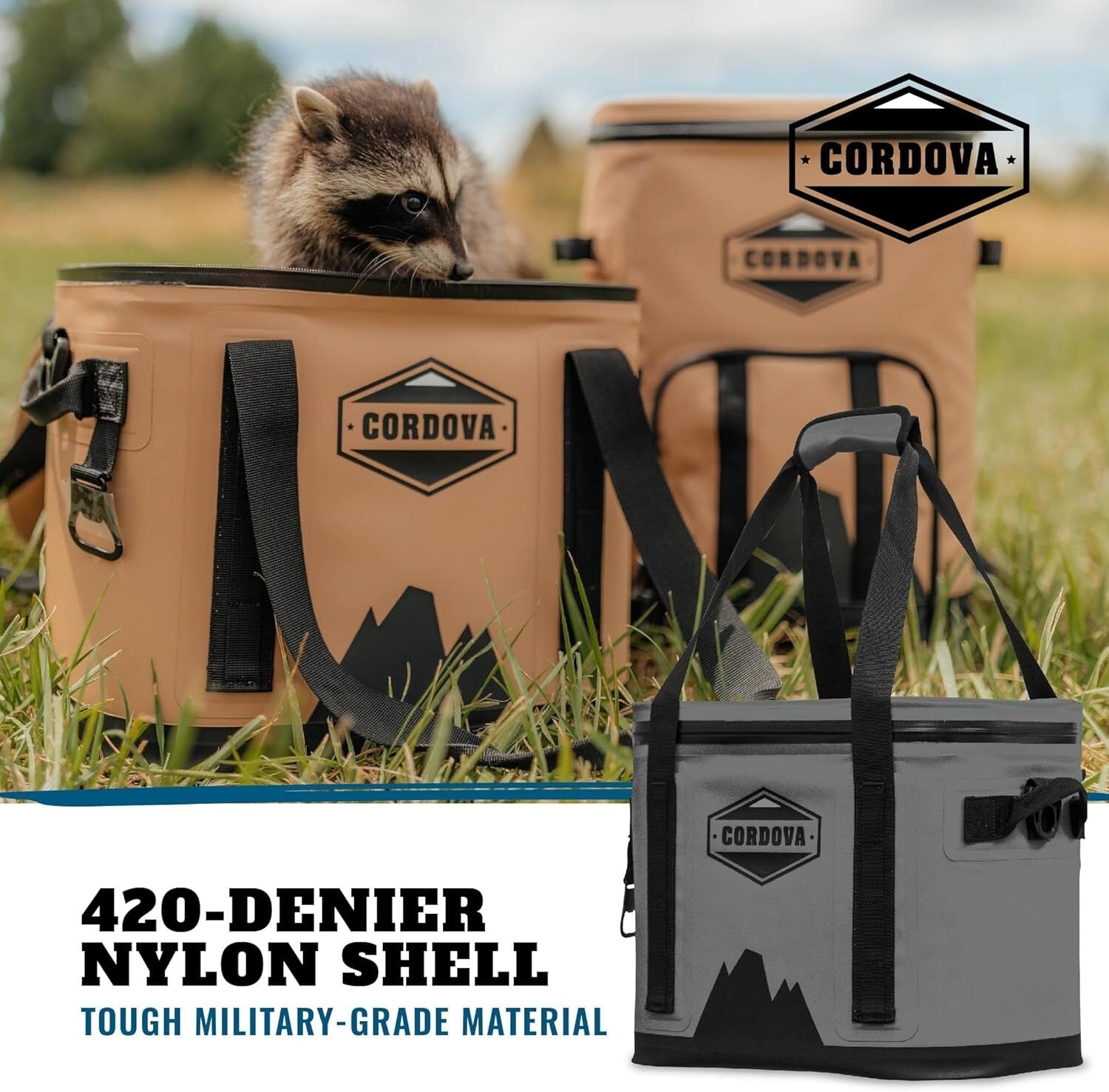 Multi-Purpose 16 Can Soft Cooler with Molle Loops - Ideal for Outdoor Adventures