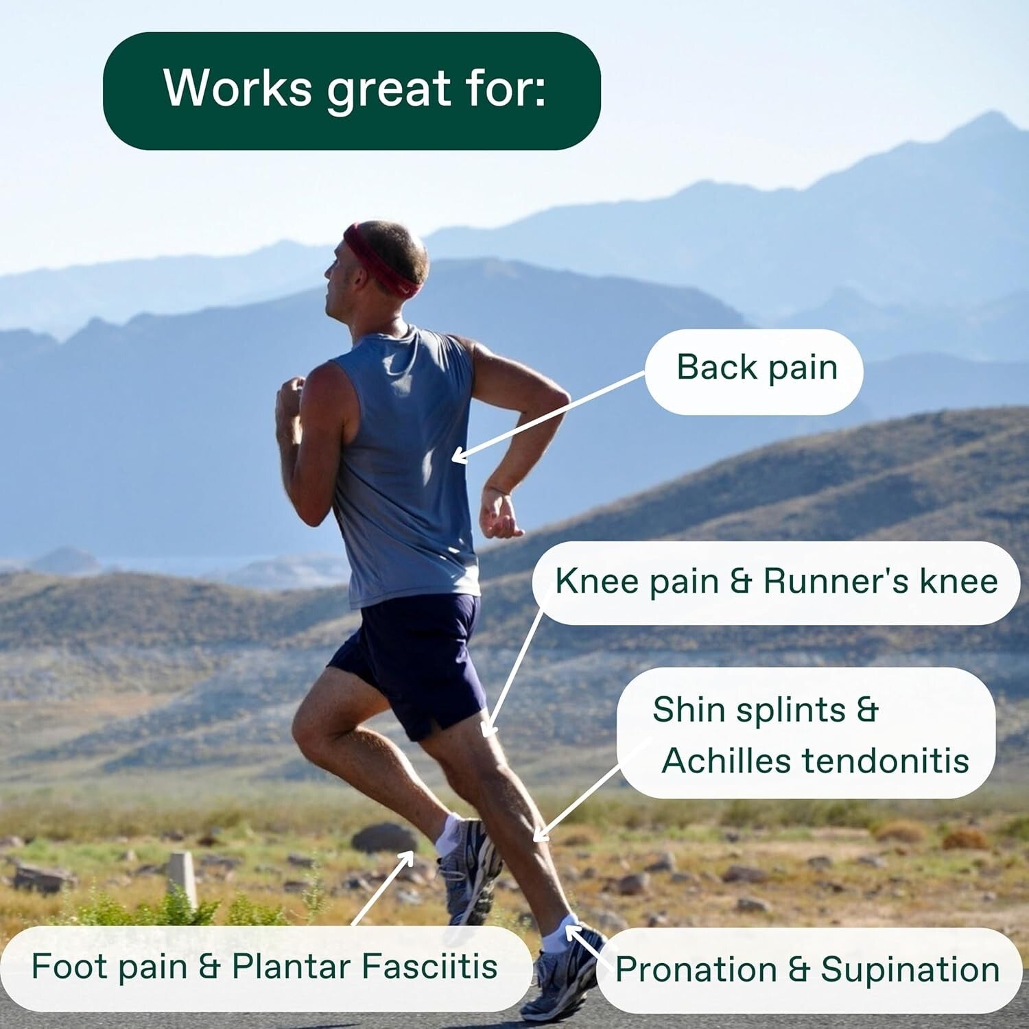 Premium Cork Athletic Insoles for Foot Pain Relief - Men's 11.5-12, Eco-Friendly