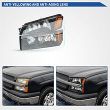 Load image into Gallery viewer, Dot Certified Clear Lens Headlights for 02-06 Chevrolet Avalanche - Easy Install