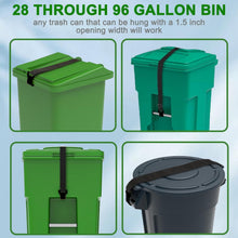 Load image into Gallery viewer, Effective Double Claw Design Trash Can Locks – Universal Fit for 28-96 Gallons