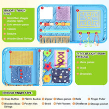 Load image into Gallery viewer, Interactive Fidget Blanket for Alzheimer’s Care - Soft Velvet &amp; Unique Textures