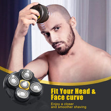 Load image into Gallery viewer, Lightweight Portable 4-Pack Stainless Steel Shaver Heads for Effortless Grooming