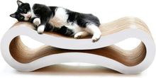 Load image into Gallery viewer, Reversible Cat Scratch Lounge with Organic Catnip - Stylish Eco-Friendly Design