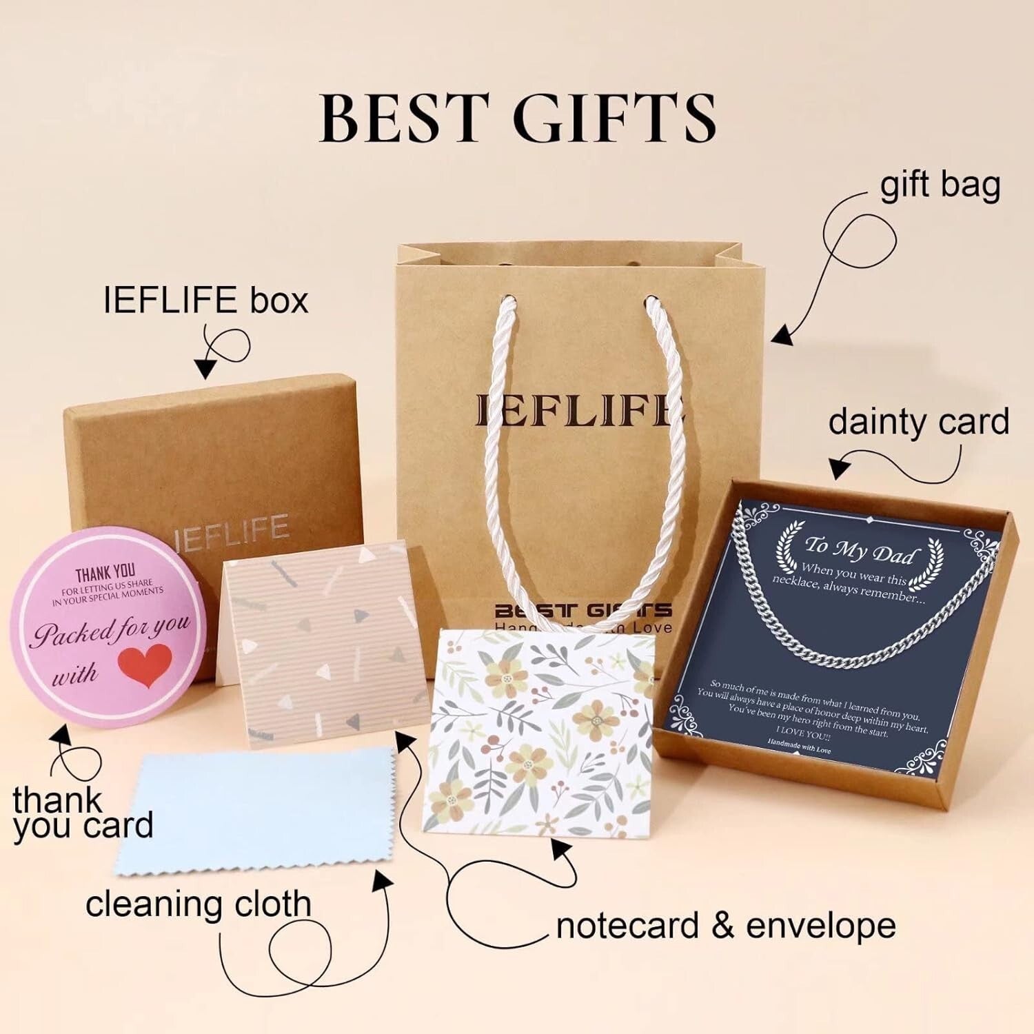 Chunky Stainless Steel Cuban Link Chain for Men – Elegant Gift for Father's Day