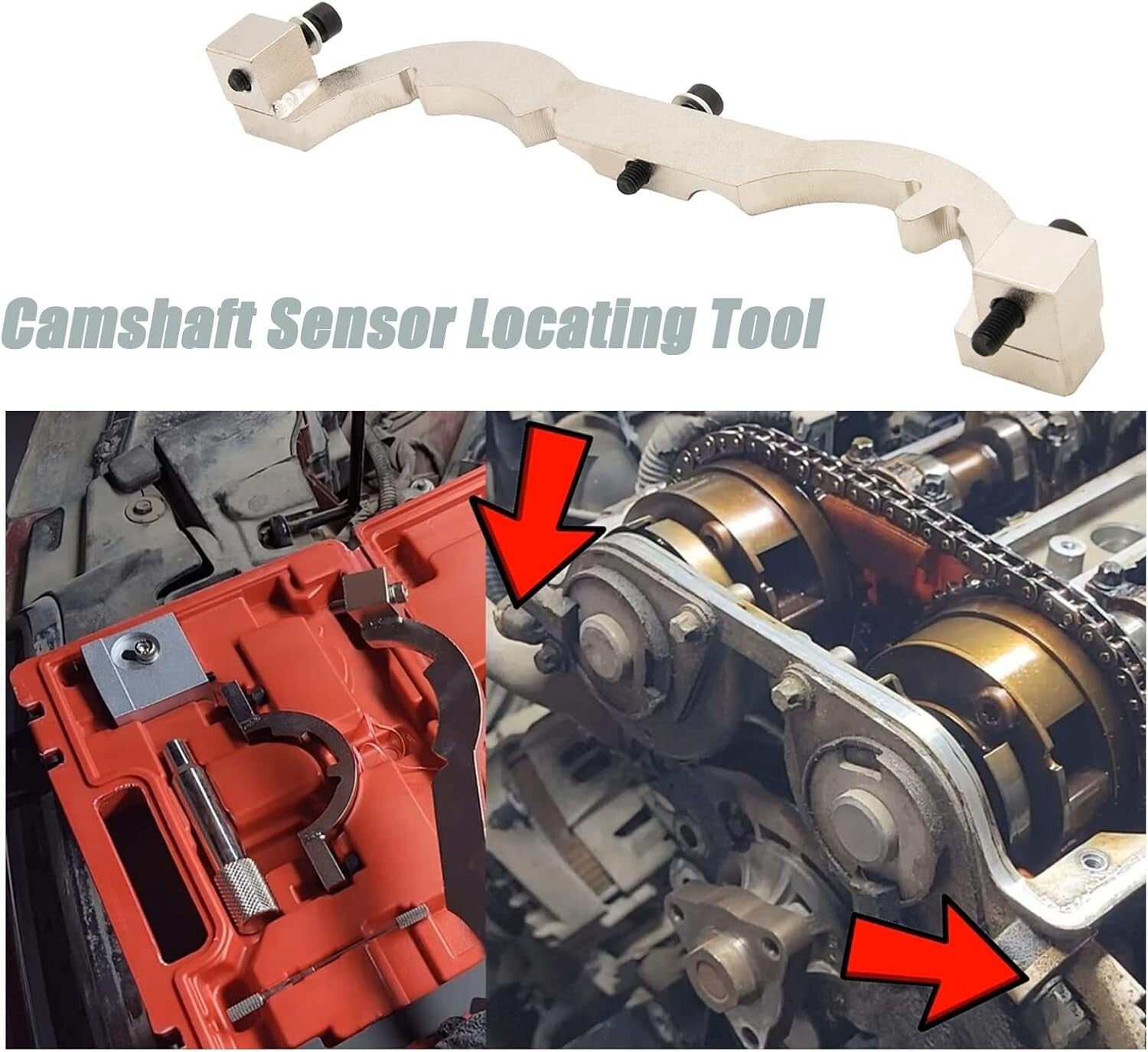 Chevy Vauxhall Turbo Timing Tool Kit - Durable Aluminum & Steel Construction