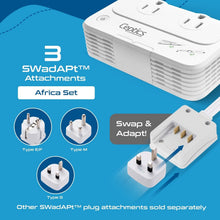 Load image into Gallery viewer, Travel-Ready Voltage Converter - 200W 220V to 110V Adapter with Surge Protection