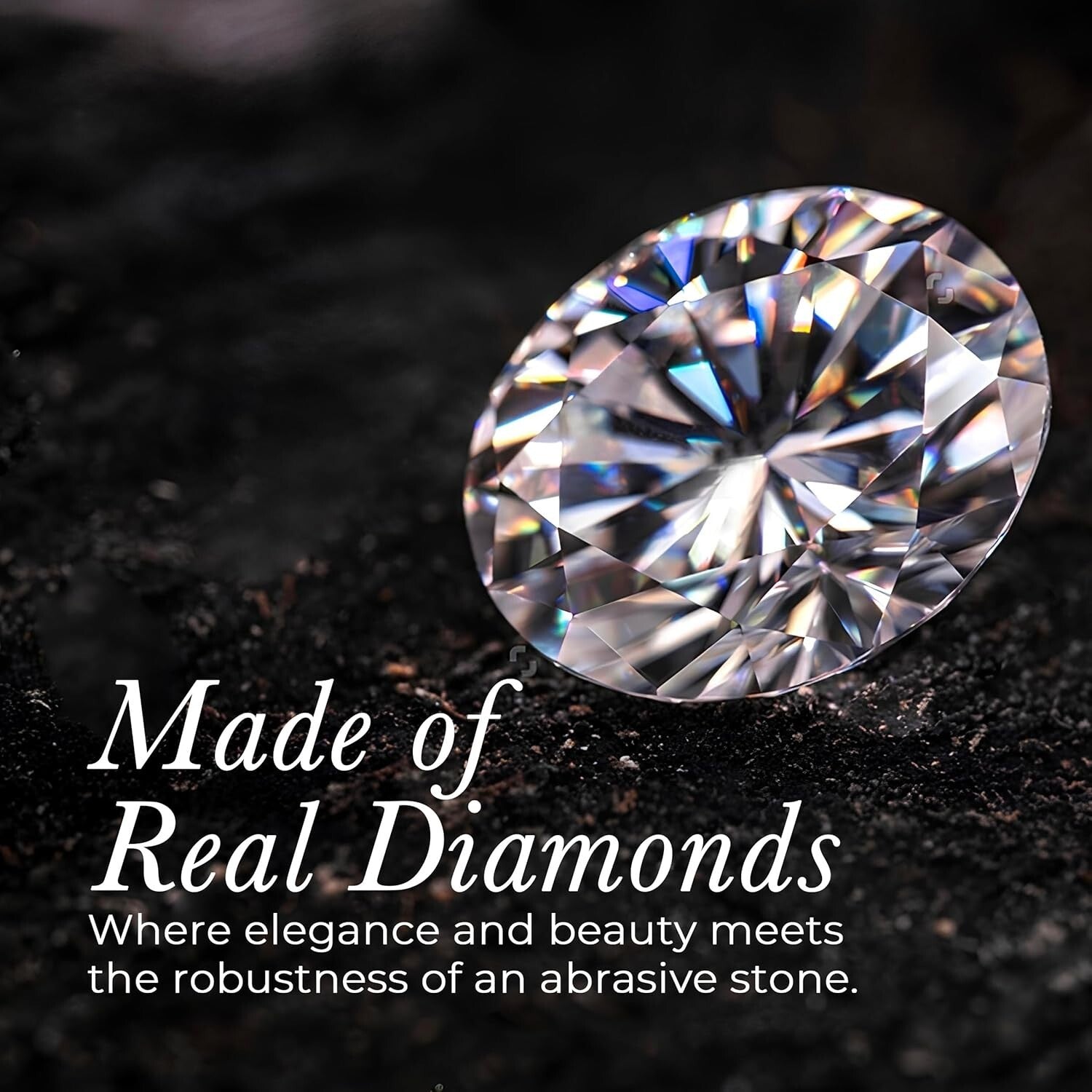 Luxury Diamond Foot Buffer - Medium Grit Rasp for Average Calluses & Maintenance